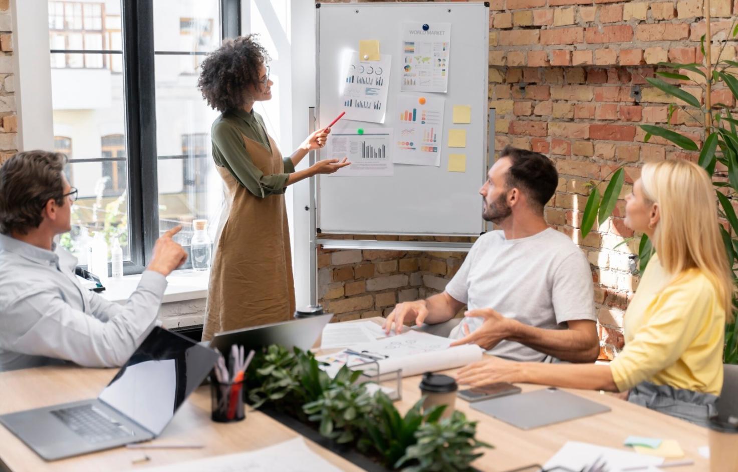 Analyse de données financières sur écran avec graphiques et tableaux de bord professionnels